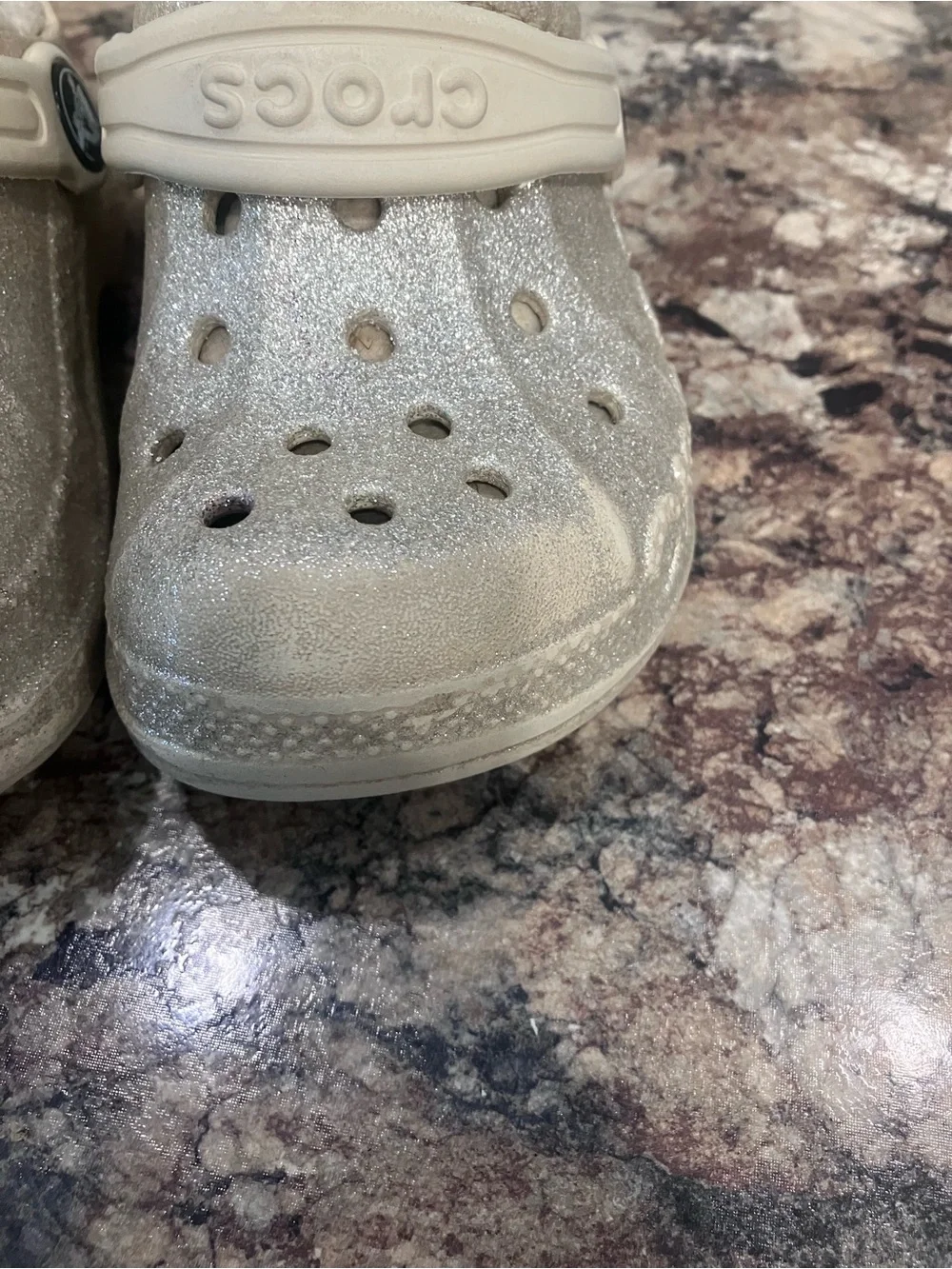 Crocs Kids Classic Glitter Clog